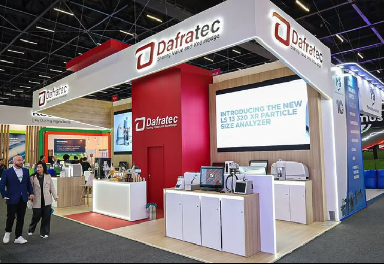 Estande da Dafratec na FCE Pharma 2026 Foto do estande da Dafratec na FCE Pharma 2026